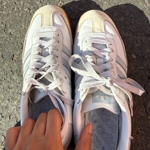 Adidas Sambas Women's White Sneakers